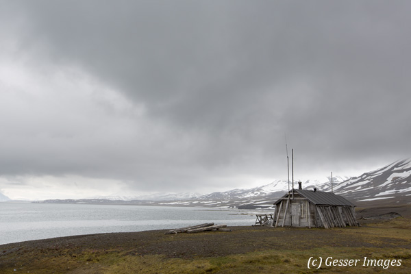 Whaler hut in Spitzbergen, Svalbard